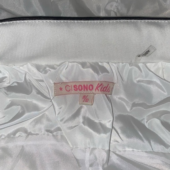 Spring jacket for girls ivory white size 9 - Picture 5 of 8